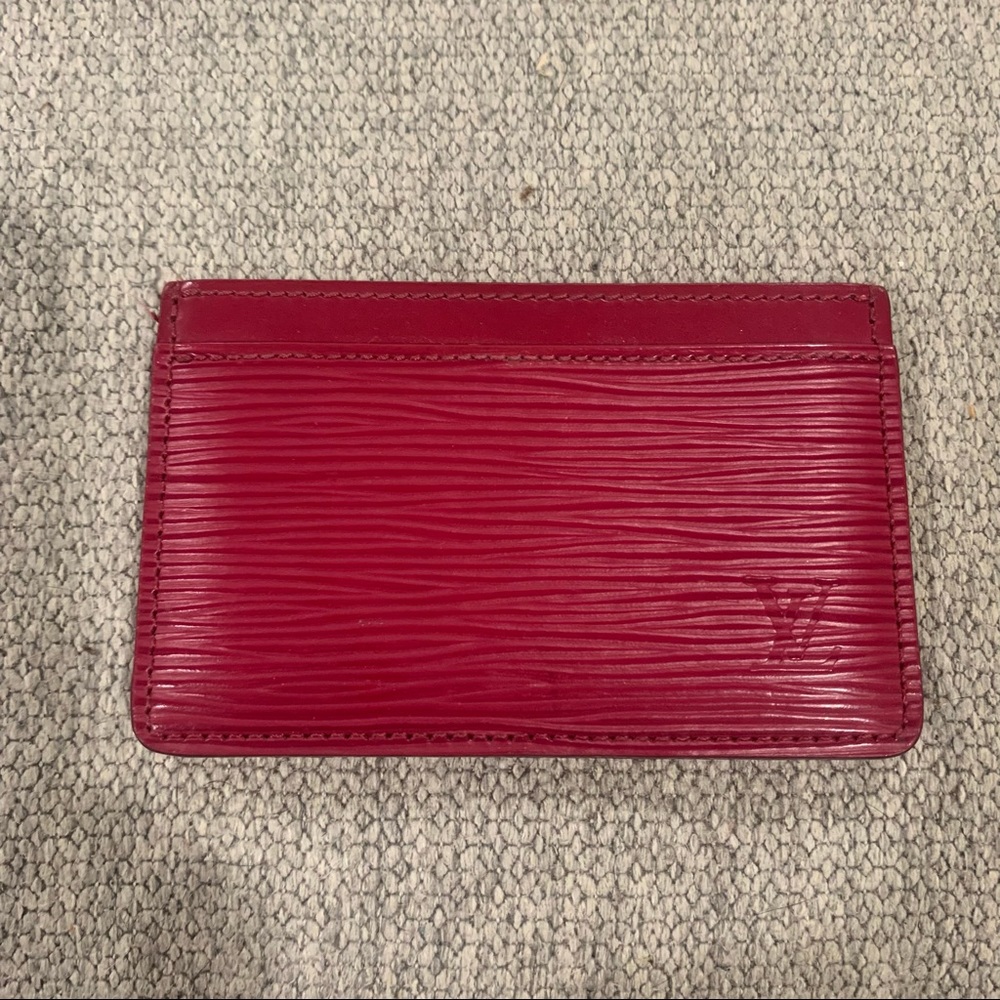 Louis Vuitton Epi Card Holder